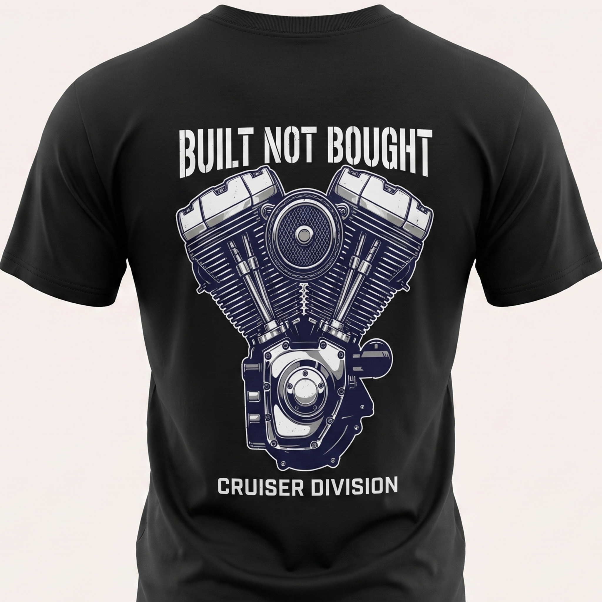 Built Not Bought T-Shirt back print