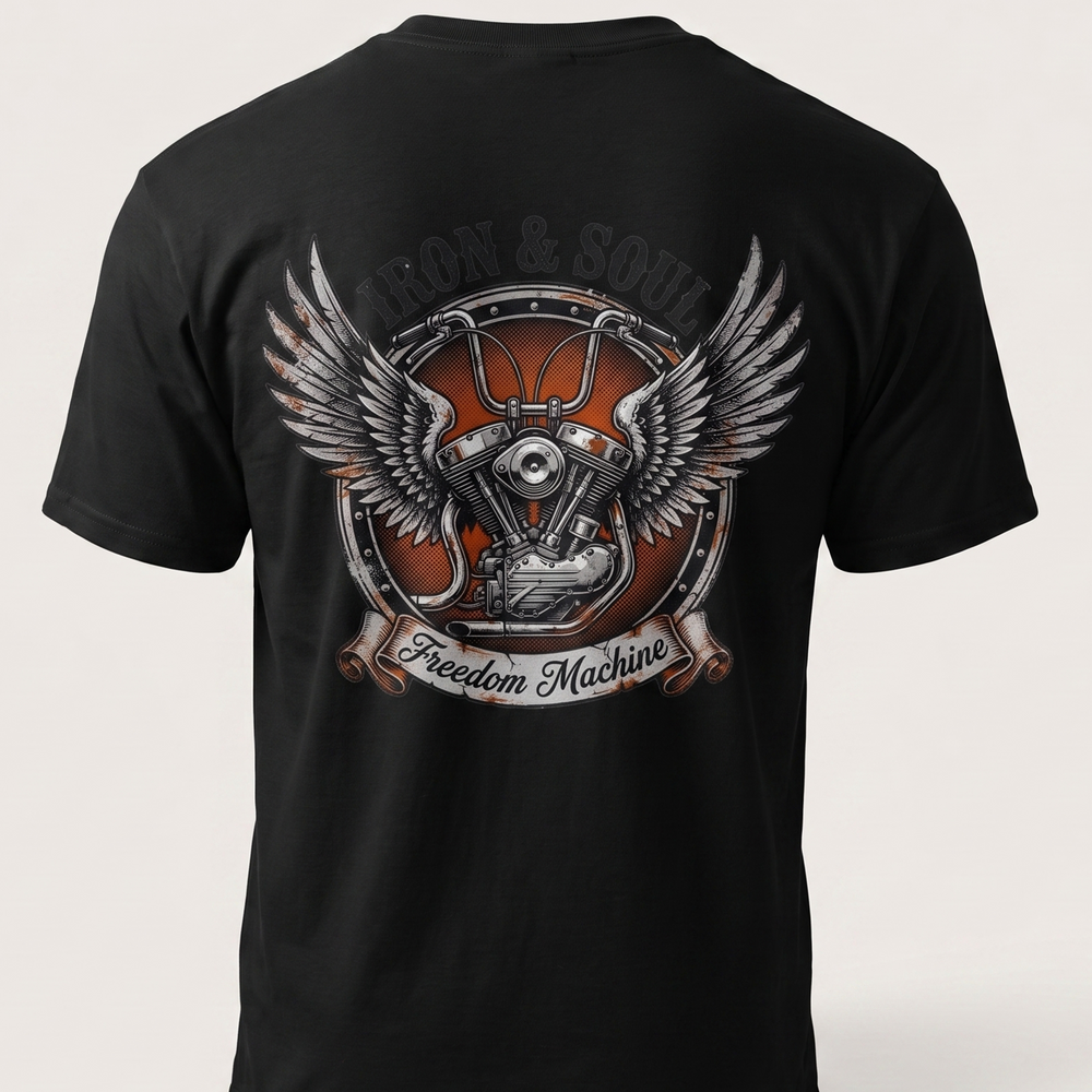 Iron & Soul T-Shirt back print
