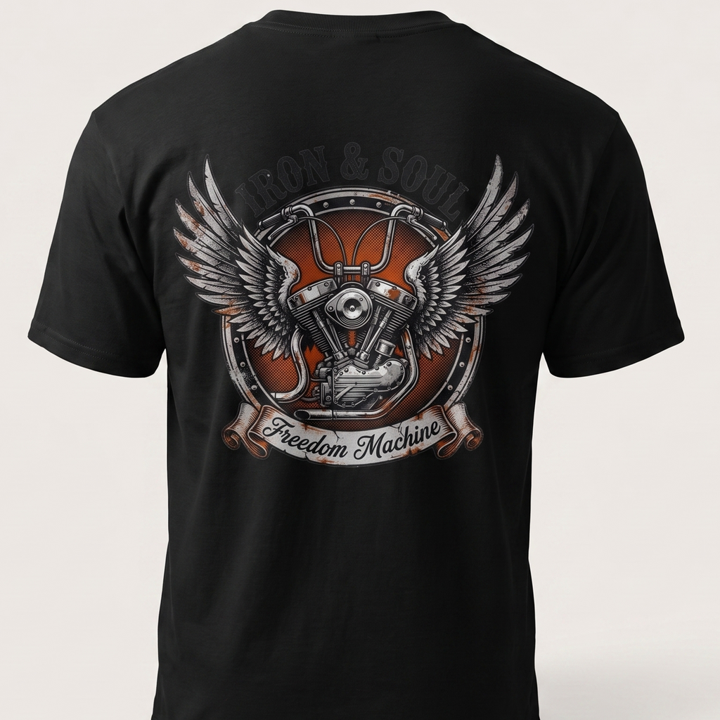Iron & Soul T-Shirt back print