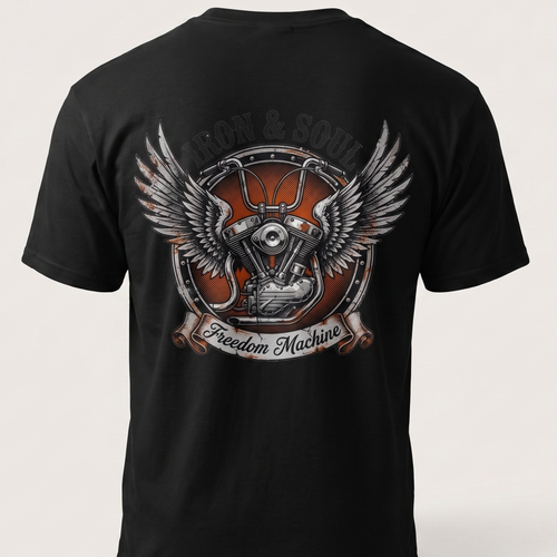 Iron & Soul T-Shirt back print