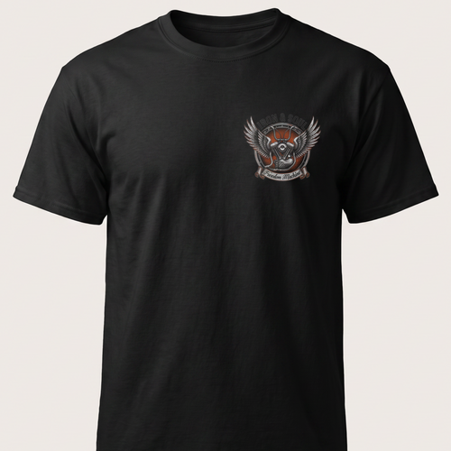 Iron & Soul T-Shirt front chest print