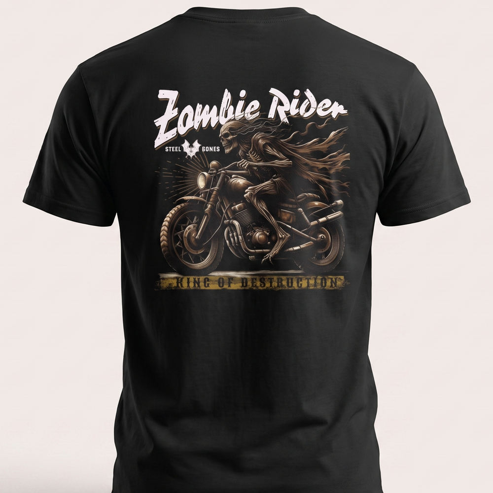 Zombie Rider T-Shirt back print